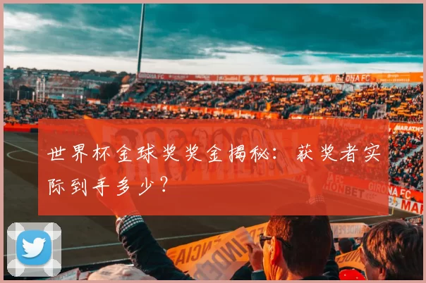 世界杯金球奖奖金揭秘：获奖者实际到手多少？